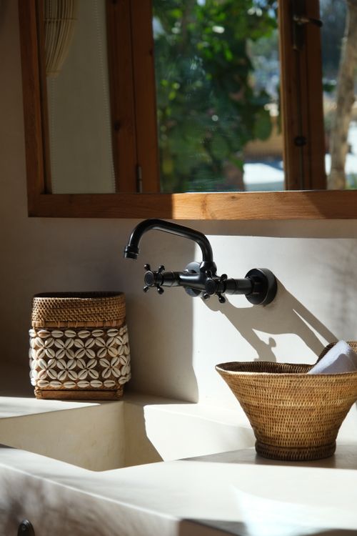A calm, beautifully styled bathroom